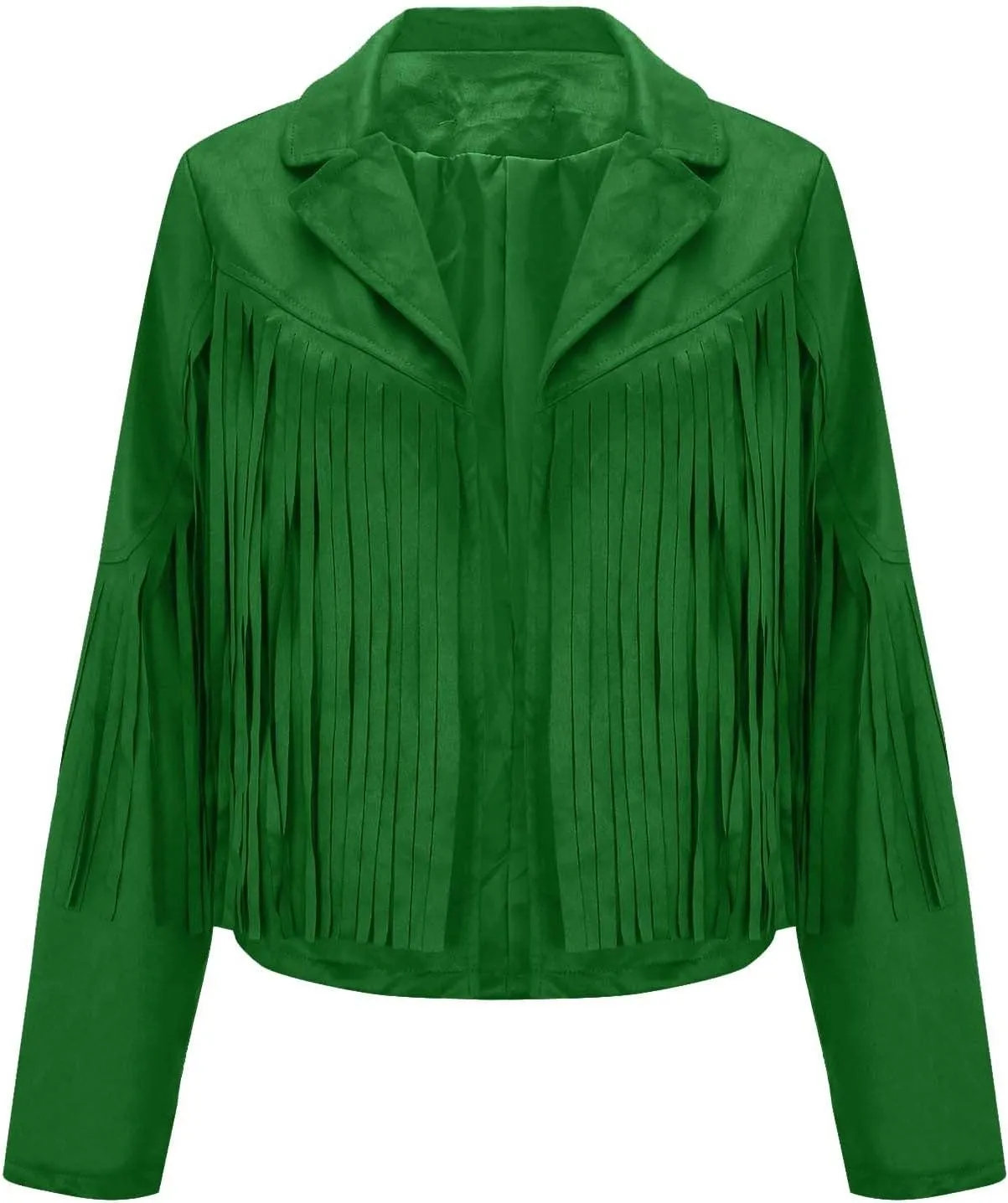2023 Womens Fringe Jackets Fashion Cropped Petite Coats Tassel Motorcycle Short Jacket Trendy Casual Outerwear Overcoat