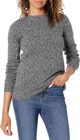Amazon Essentials Women's Classic-Fit Soft Touch Long-Sleeve Crewneck Sweater
