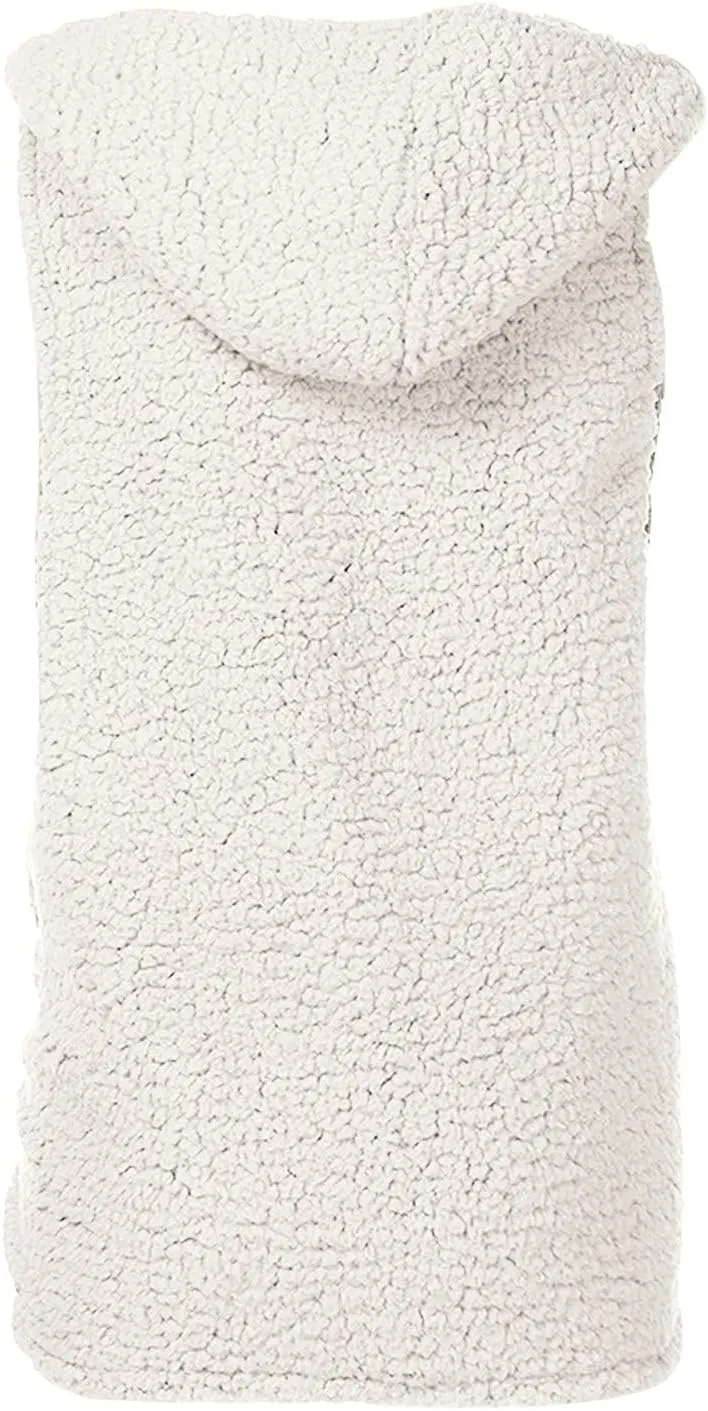 Cardigan for Women Fuzzy Fleece Hooded Sherpa Jackets Open Front Sleeveless Sweater Vest Warm Quilted Coat Pockets
