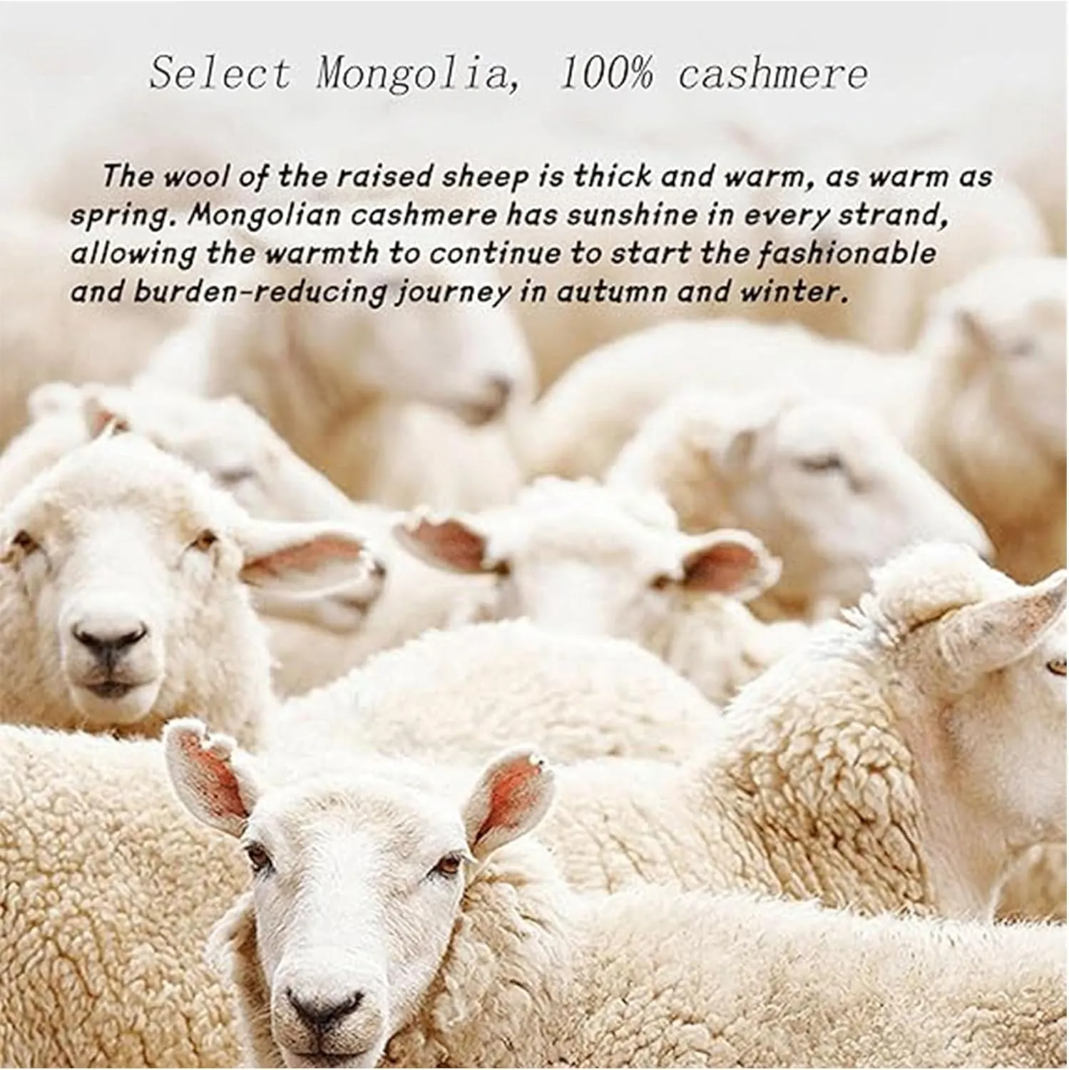 Cashmere Sweater for Women - Crew Neck Long Sleeve Soft Pullover