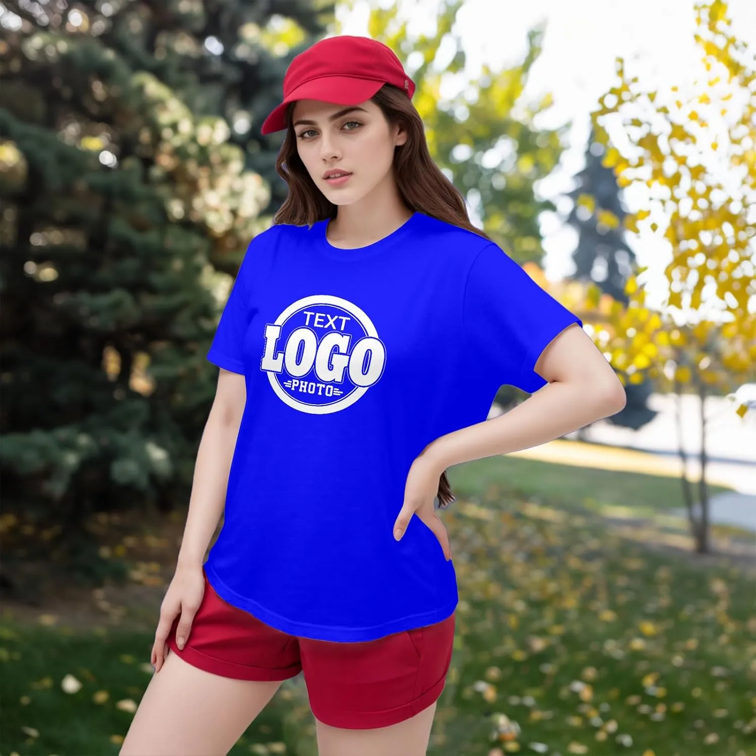 Custom T Shirts for Women with Your Text Photo Logo Personalized T Shirts Custom Shirt Design Your Own Custom Tee Shirt