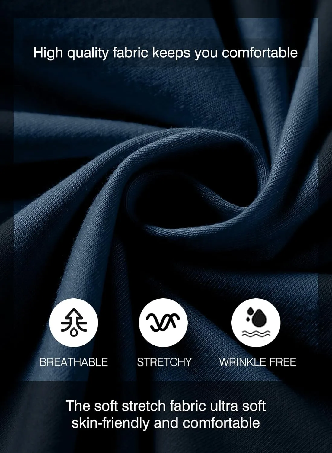 JMIERR Mens 3 Pack Cotton Hipster Hip Hop Longline Crewneck T-Shirt