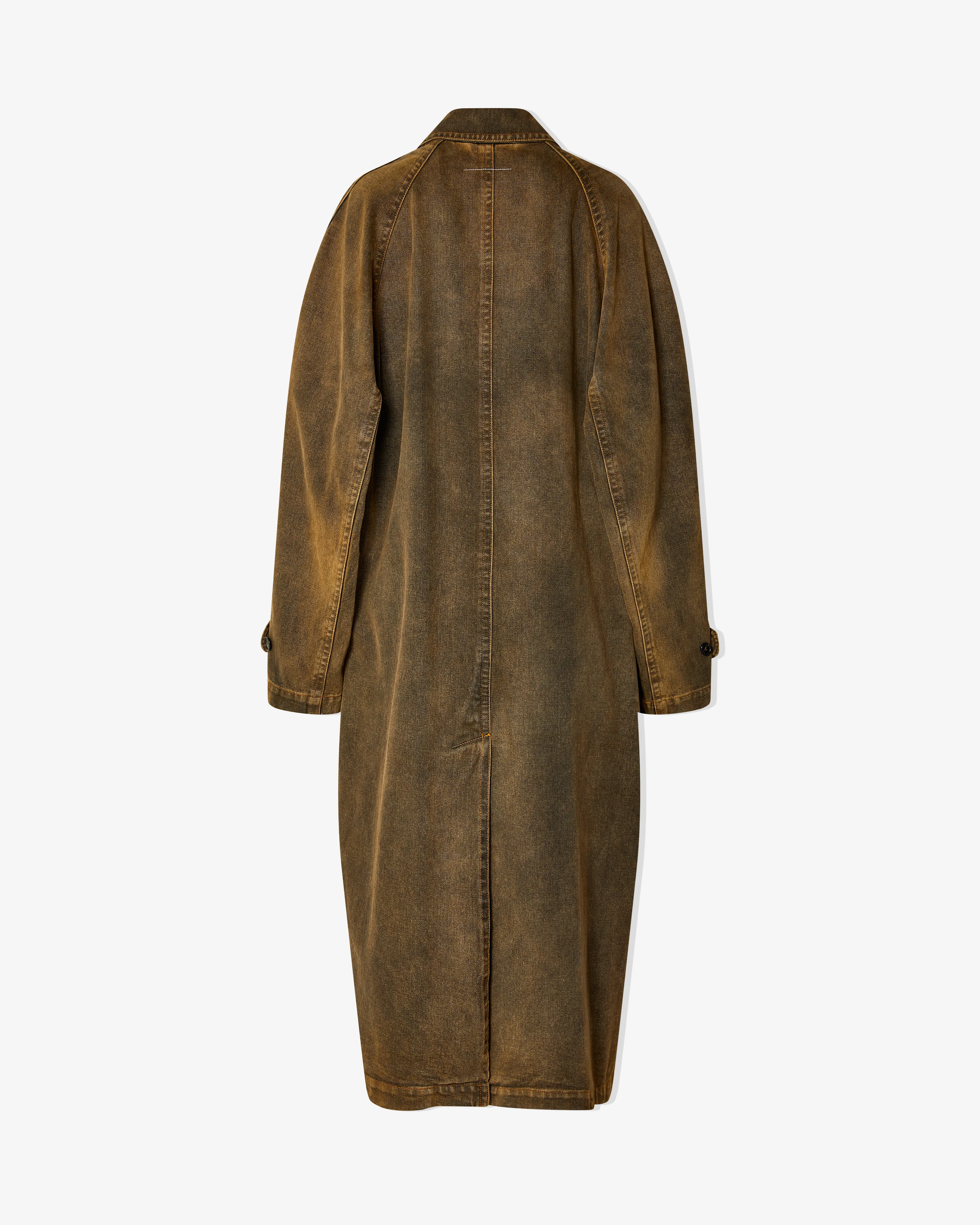 MM6 Maison Margiela - Men's Denim Trench Coat - (Brown)