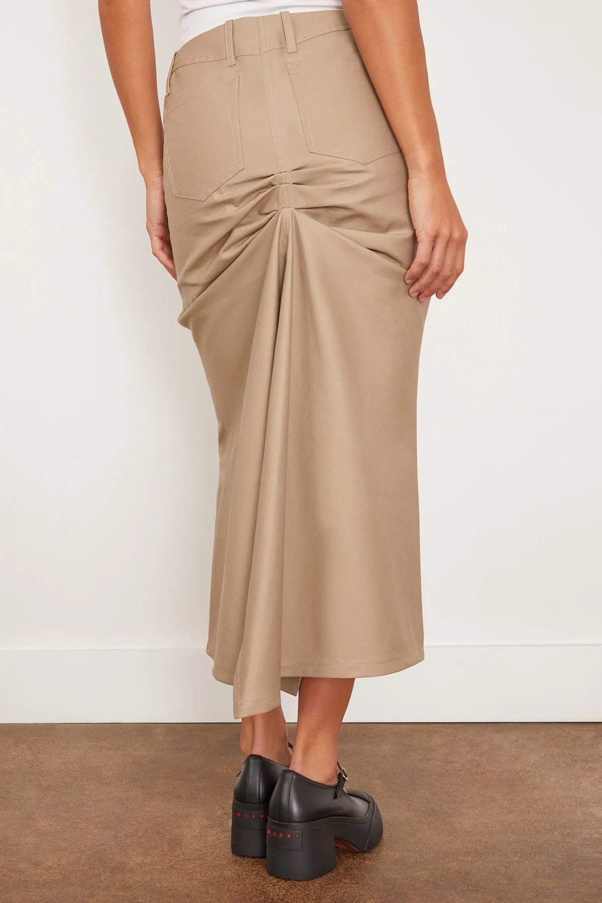 No Waistband Skirt in Clay