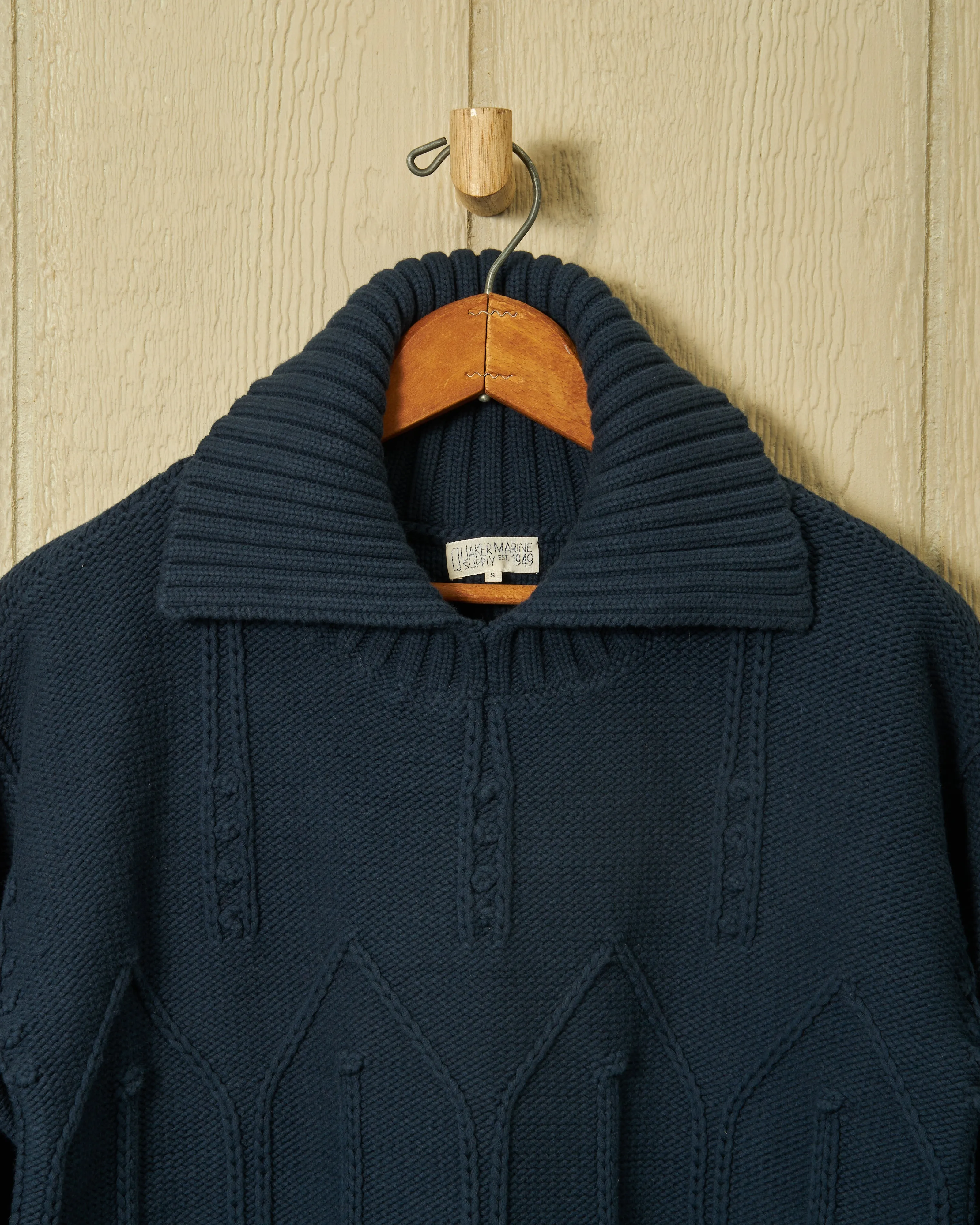 Shoreline Sweater in Navy