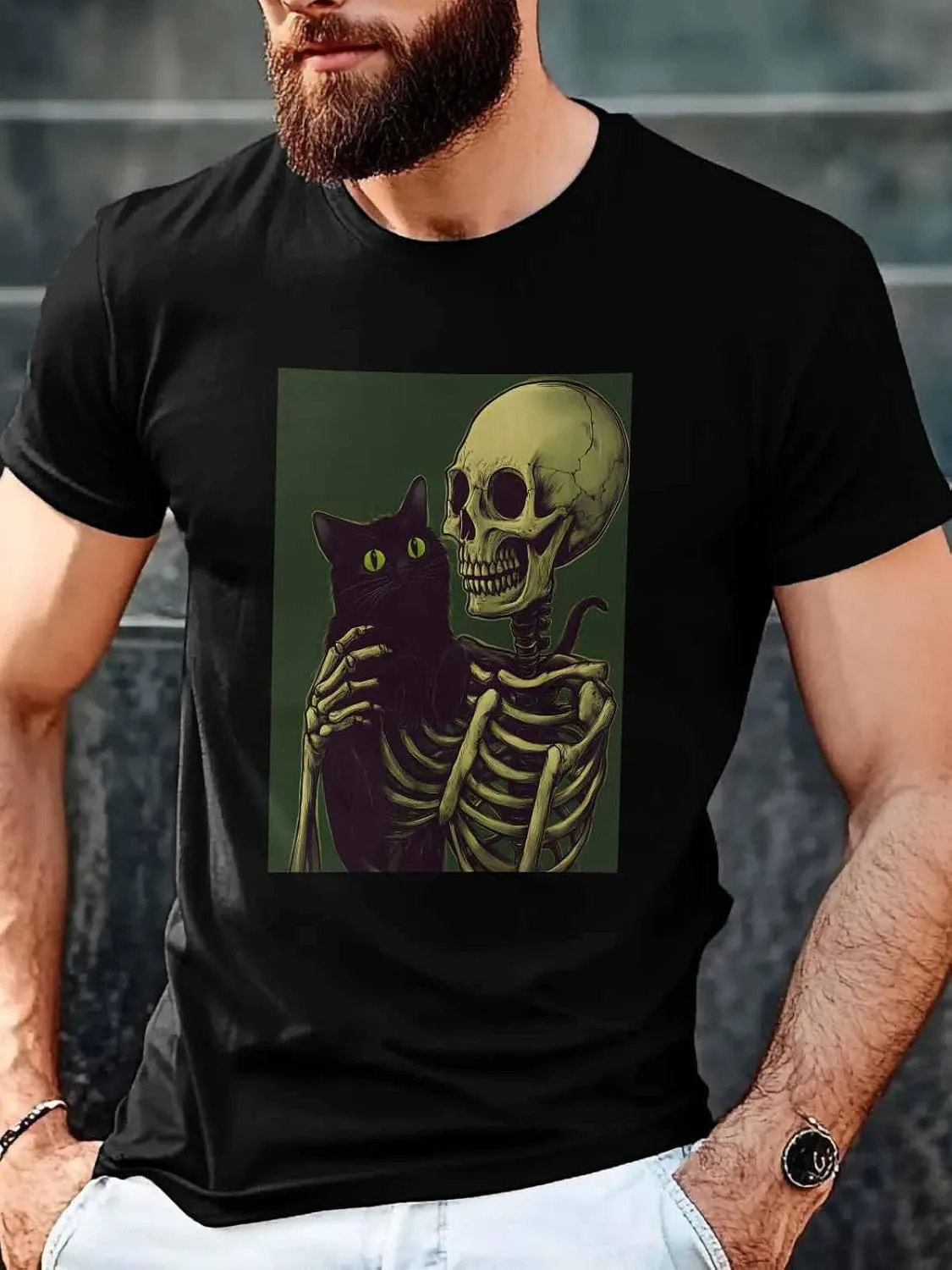 T Shirts for Men Women Boys Girls, Cartoon Graffiti Letter Short Sleeve Loose Fit Man Graphic Tshirt