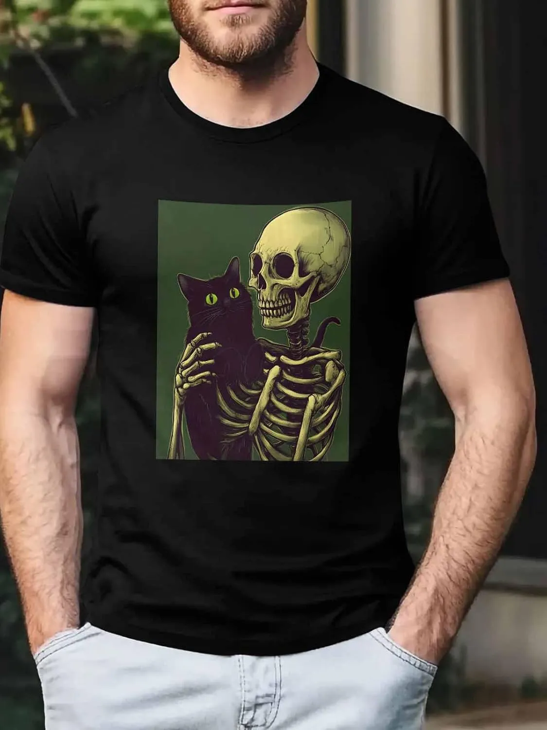 T Shirts for Men Women Boys Girls, Cartoon Graffiti Letter Short Sleeve Loose Fit Man Graphic Tshirt