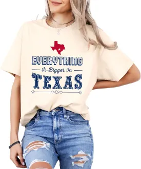 Texas Graphic T-Shirt  Vintage Western State Tee  Unisex Cotton Shirt with Bold Texas Design