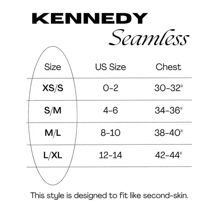 TKEQ Kennedy Seamless 2.0 Long Sleeve - Ink Ombre