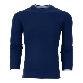 Tomahawk Cashmere Crewneck Sweater (Maltese Blue)