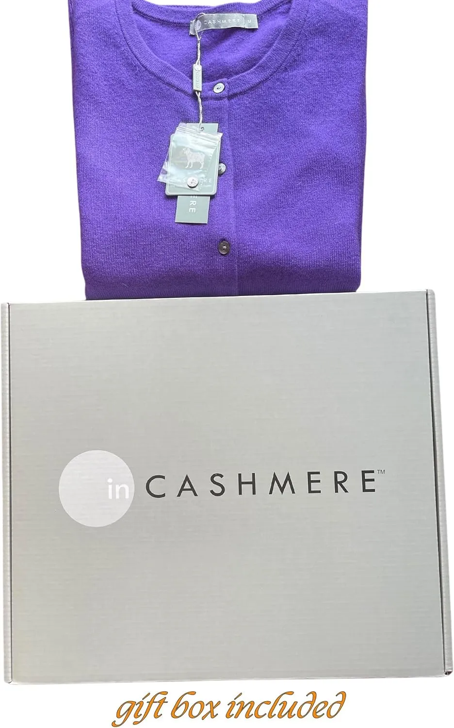 Women's 100% Cashmere Button Front Long Sleeve Cardigan Sweater. Comfort, Luxury, and Insulation, Soft Silky Texture