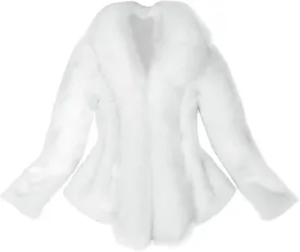 Women's 2023 Winter Coats Coat Pelt Thick Women Fashion Faux Pelt Warm Women's Coat Soft Long Sleeve Open Front Long
