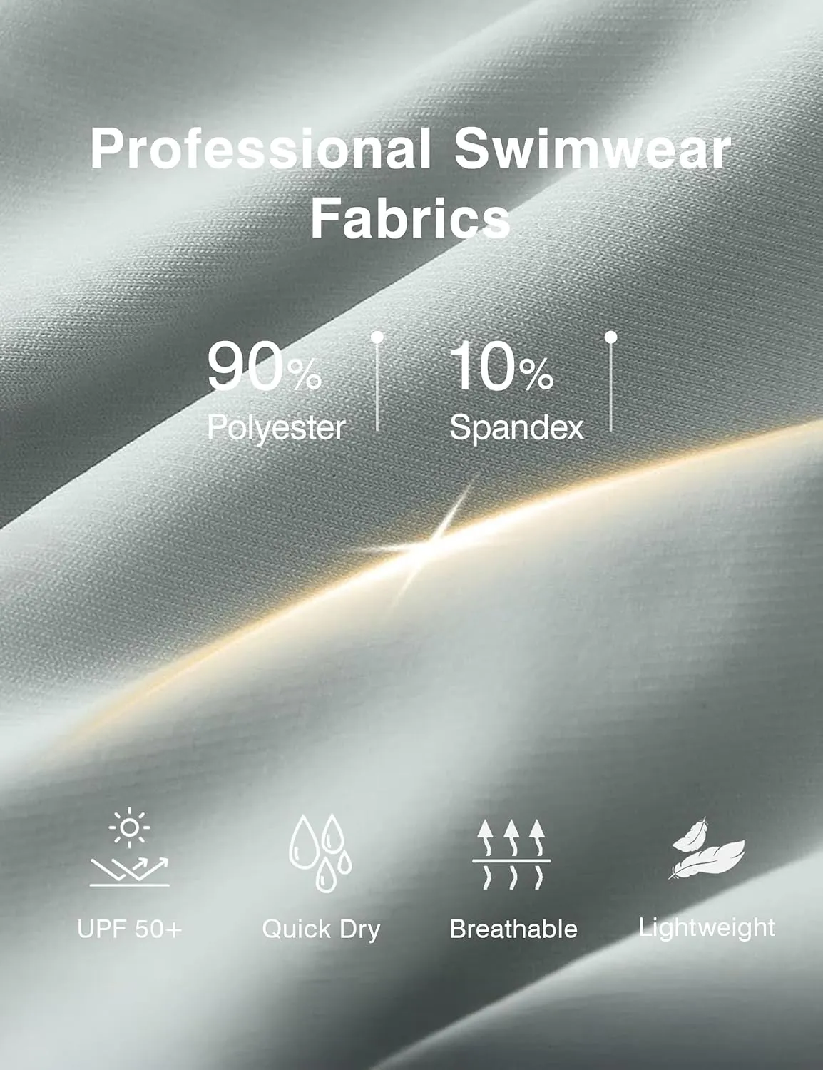 Womens 5.5" Swim Shorts High Waisted Board Shorts with Pockets Quick Dry UPF 50  Beach Shorts with Liner