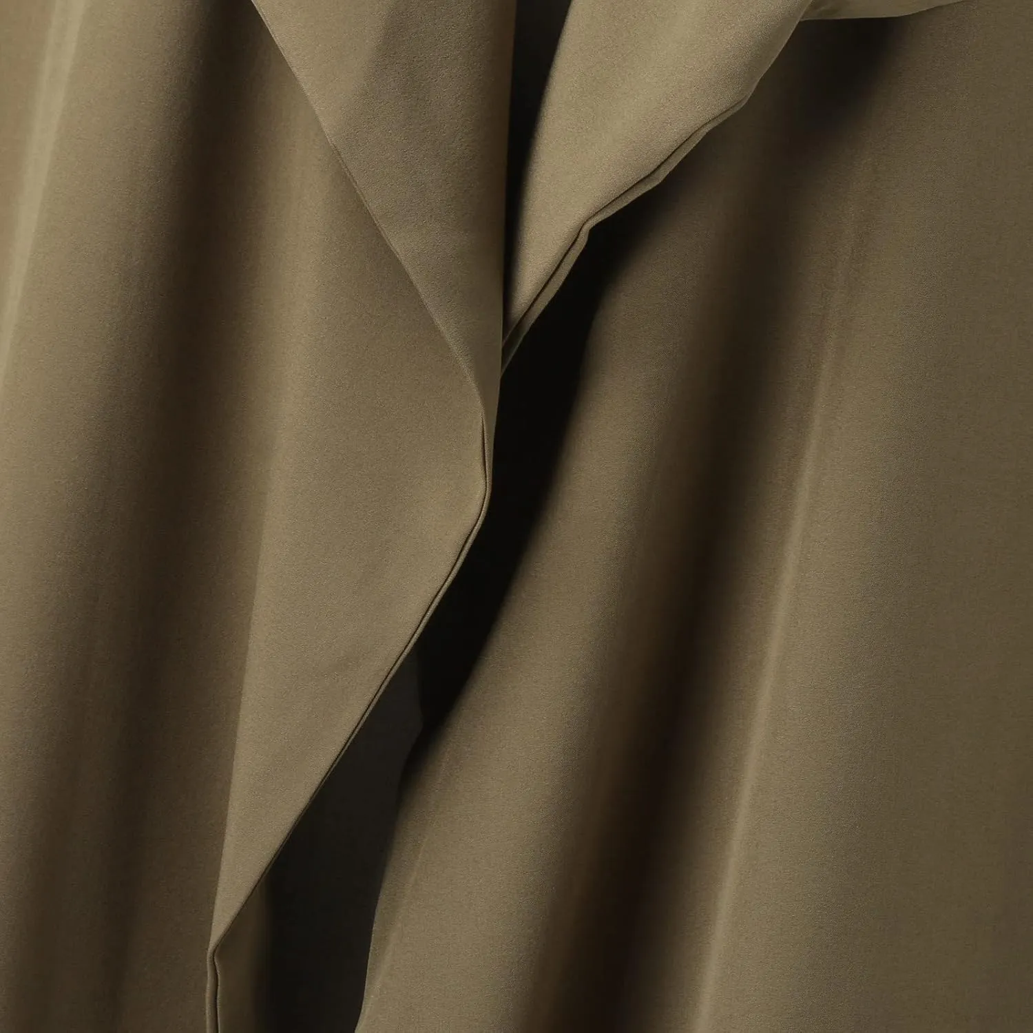 Womens Solid Color Jacket Adults Long Sleeve Lapel Trench Mid Length Coat Casual World of Dance Windbreaker
